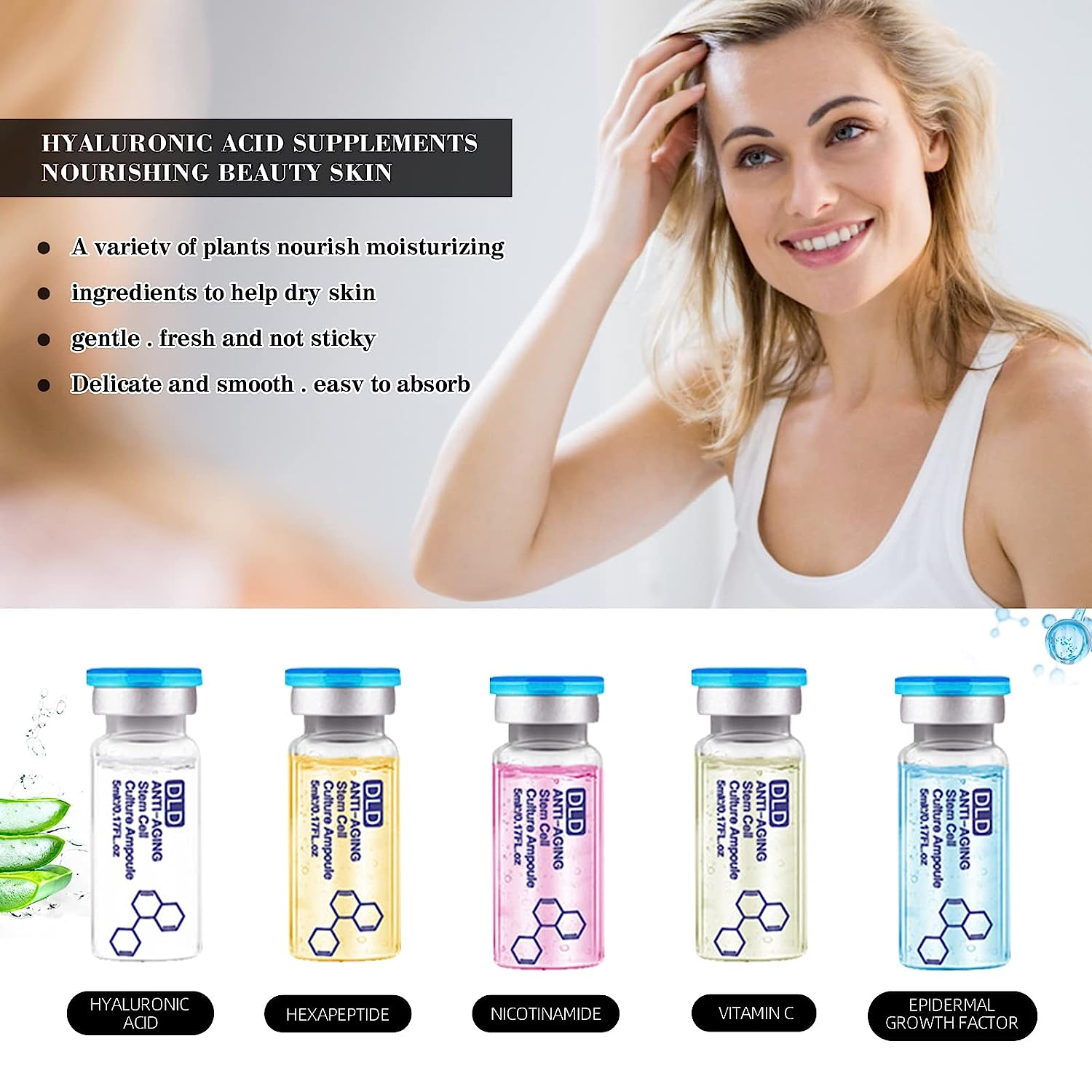 Korea DLD Anti-Aging Essence Skin Care Combination Kit
