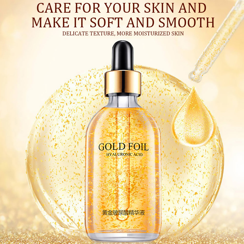 24K Gold Face Serum Anti Aging Whitening Facial Lefting Hyaluronic Acid