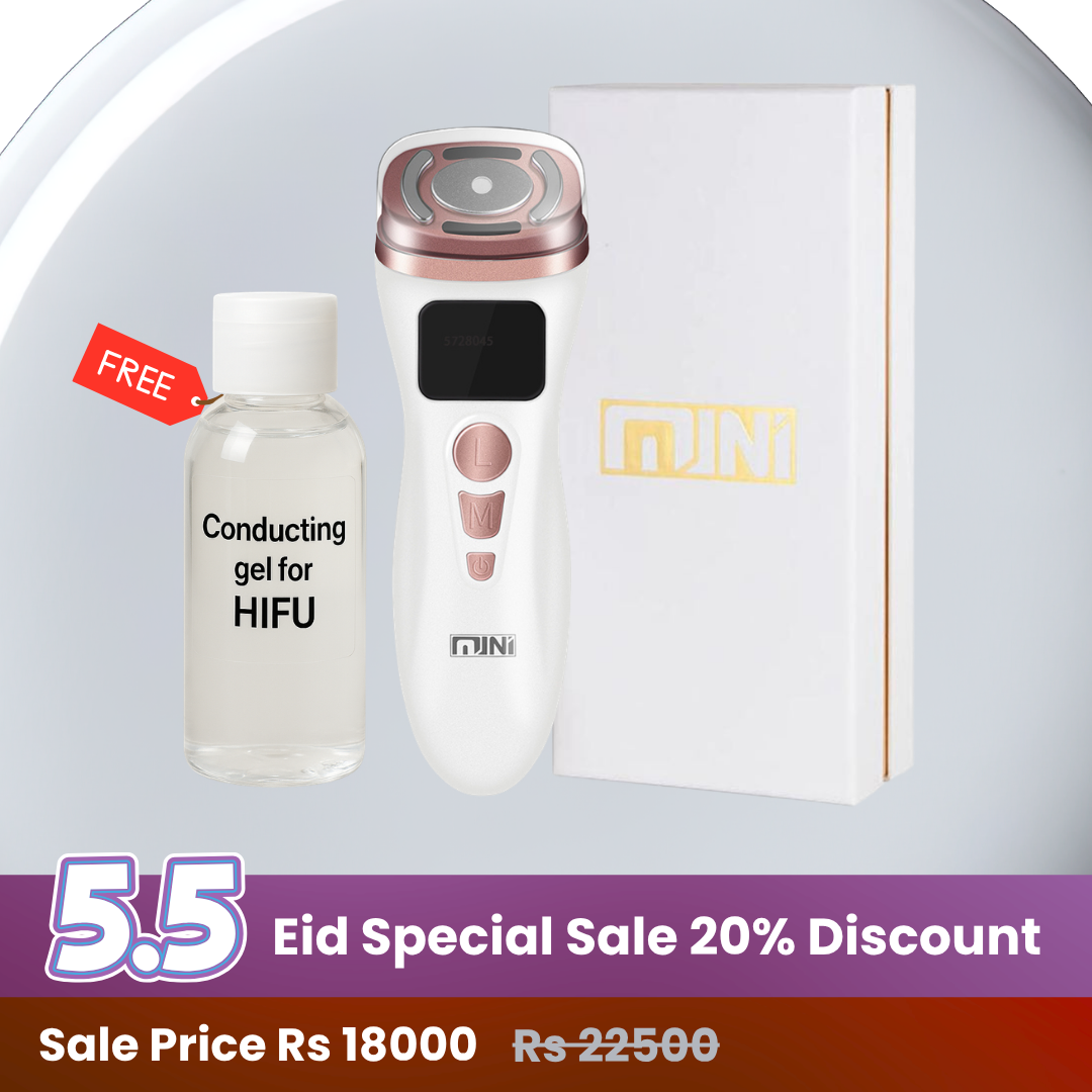 Mini HIFU Ultrasonic Machine EMS Microcurrent Facial Treatment – Vision ...