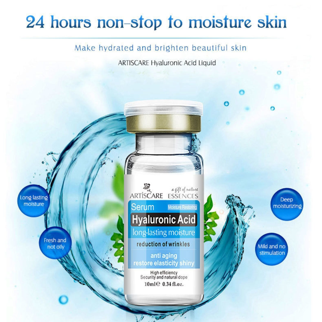 Hyaluronic Acid Serum for Moisturizing and Skin Care Firming