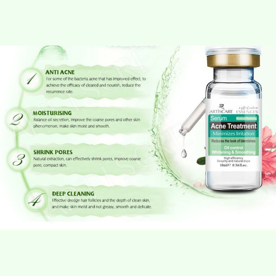 Acne Treatment Serum Moisture Restoring – Whitening & Smoothing