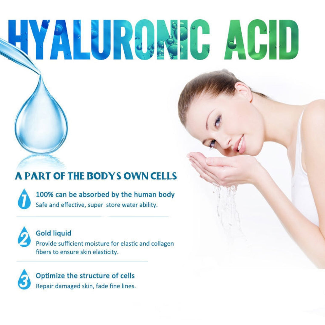 Hyaluronic Acid Serum for Moisturizing and Skin Care Firming