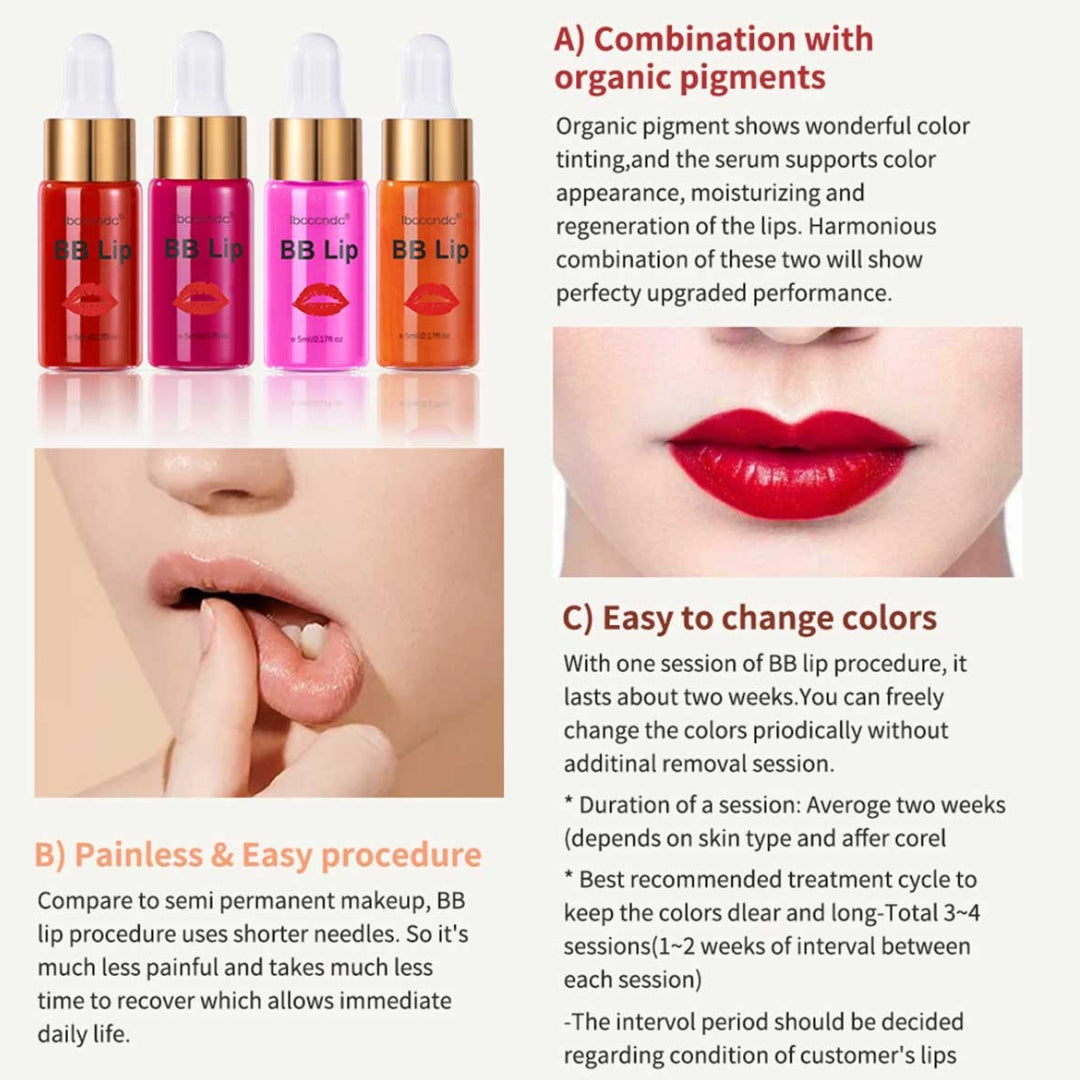 BB Lips Glow 5ml Korea Ampoule Starter Kit
