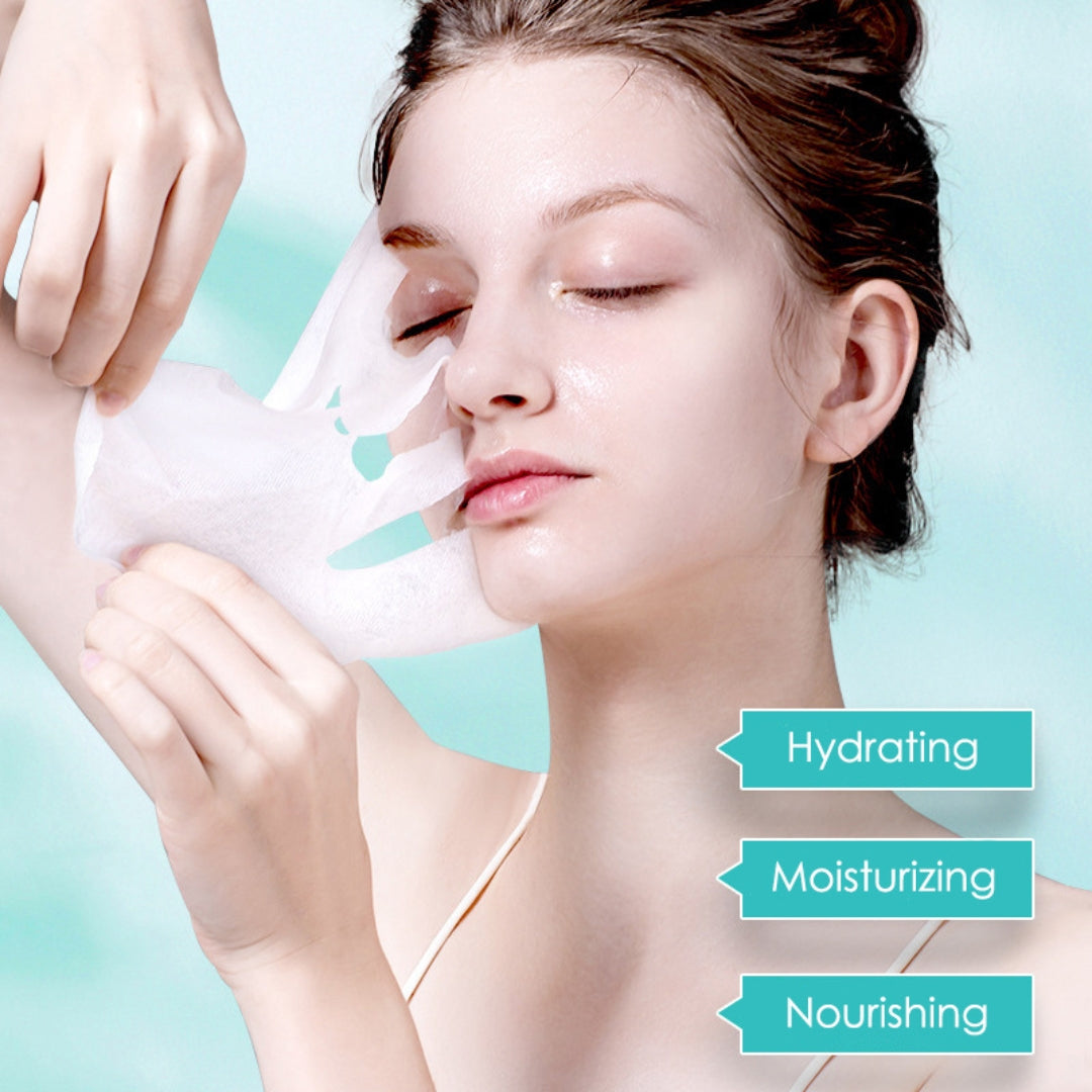 5 PCS Hyaluronic Acid Korean Moisturizing Facial Sheet Mask