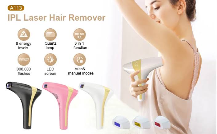 Infilaser IPL Laser 3-IN-1 Permanent Hair Removing and Skin Treatment Device ...